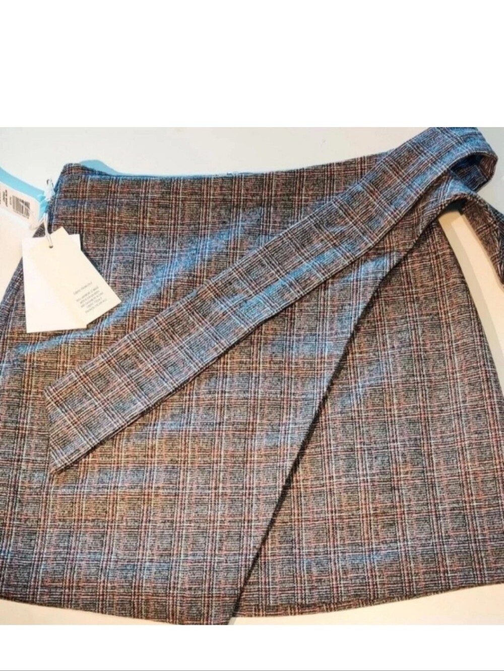 Wilfred Womens Italian Virgin Wool & Cashmere Blend Wrap Front Skirt sz. 0/XS...